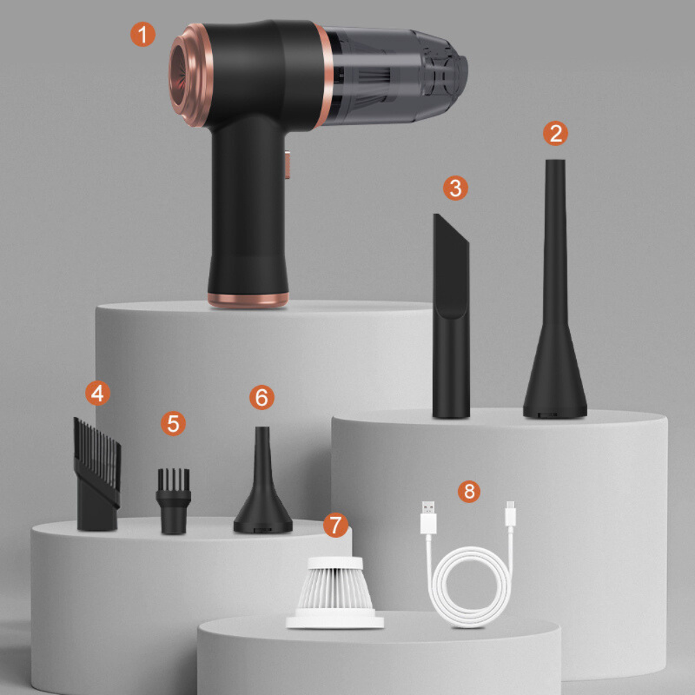 ππ¨ Mini Wireless Car Vacuum Cleaner β Powerful & Portable