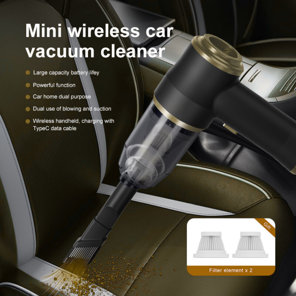 ππ¨ Mini Wireless Car Vacuum Cleaner β Powerful & Portable